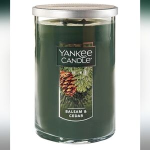 Yankee Candle Balsam & Cedar Green Candle